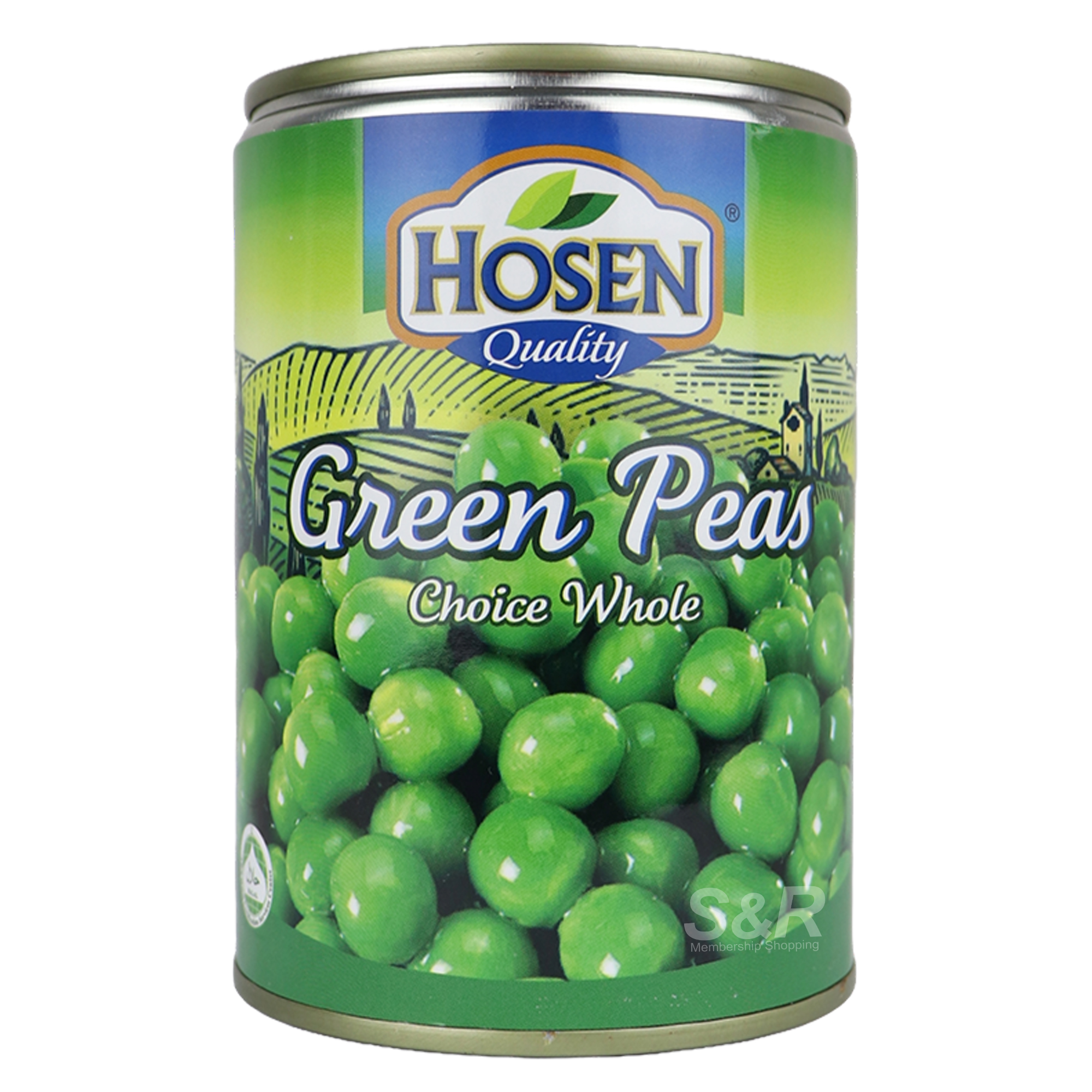 Hosen Quality Whole Green Peas 397g